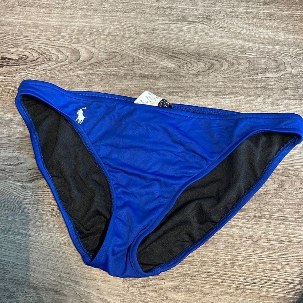 Polo Ralph Lauren Blue Bikini Bottom NEW